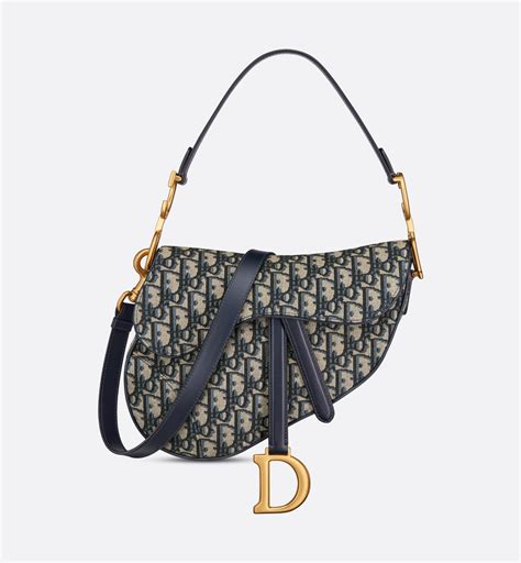 dior saddle blue oblique